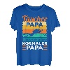 Herren Taucher Designs für Väter die tauchen und Taucher-Papas T-Shirt
