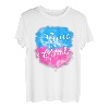 Reveal Shirt für Jungen oder Mädchen, Rosa oder Blau T-Shirt