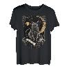 The Moon Tarotkarte Himmlische Katze Okkultes Ritual magisches Geschenk T-Shirt