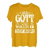 Als Gott Papa Schuf Wollte Er Angeben Vatertag T-Shirt