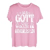 Als Gott Papa Schuf Wollte Er Angeben Vatertag T-Shirt