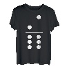 Fasching & Karneval 2/6 Dominostein Kostüm T-Shirt