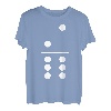 Fasching & Karneval 2/6 Dominostein Kostüm T-Shirt