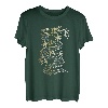 Goldener Chinesischer Feuer Spuckender Drache T-Shirt