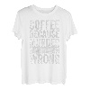Lustiges Kaffeeliebhaber-Shirt Coffee Because Murder Is Wrong T-Shirt