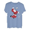 X-Mas Weihnachts-Pyjama mit Volleyball-Motiv, Weihnachtsmann-Spielen, cool T-Shirt
