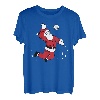 X-Mas Weihnachts-Pyjama mit Volleyball-Motiv, Weihnachtsmann-Spielen, cool T-Shirt