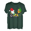 Jungen Weihnachtsshirt Graben Truck Weihnachtsbaum Kinder T-Shirt