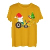 Jungen Weihnachtsshirt Graben Truck Weihnachtsbaum Kinder T-Shirt