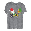 Jungen Weihnachtsshirt Graben Truck Weihnachtsbaum Kinder T-Shirt