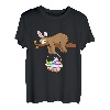Faultier Osterhase Eierkorb lustig Jungen Mädchen Kinder Ostern T-Shirt