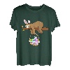 Faultier Osterhase Eierkorb lustig Jungen Mädchen Kinder Ostern T-Shirt