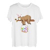 Faultier Osterhase Eierkorb lustig Jungen Mädchen Kinder Ostern T-Shirt