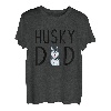 Herren Sibirischer Husky Hund Papa Husky Dad T-Shirt