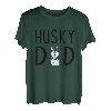 Herren Sibirischer Husky Hund Papa Husky Dad T-Shirt