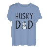 Herren Sibirischer Husky Hund Papa Husky Dad T-Shirt