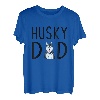 Herren Sibirischer Husky Hund Papa Husky Dad T-Shirt