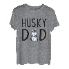 Herren Sibirischer Husky Hund Papa Husky Dad T-Shirt