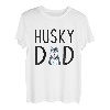 Herren Sibirischer Husky Hund Papa Husky Dad T-Shirt