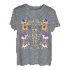 T-Shirt mit Stiefmütterchen und Vögeln, süßes Blumenmuster, ukrainische Vyshyvanka, Vintage-Stil T-Shirt