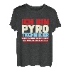 Ich Bin Pyrotechniker Pyromane Knaller Rakete Pyro Feuerwerk T-Shirt