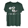 Moin Fischbrötchen auf 9 Uhr Möwe Norddeutsch Plattdeutsch T-Shirt