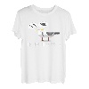 Moin Fischbrötchen auf 9 Uhr Möwe Norddeutsch Plattdeutsch T-Shirt