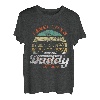 Herren Daddy Papa 2021 Vater Vatertag Level Up Gamer Vintage T-Shirt