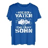 Bester Papa und Sohn Vatertag Hapfox T-Shirt