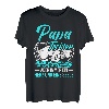 Papa und Tochter Vater Tochter Partnerlook Spruch Vatertag T-Shirt