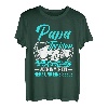 Papa und Tochter Vater Tochter Partnerlook Spruch Vatertag T-Shirt