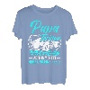 Papa und Tochter Vater Tochter Partnerlook Spruch Vatertag T-Shirt