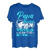 Papa und Tochter Vater Tochter Partnerlook Spruch Vatertag T-Shirt