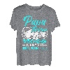 Papa und Tochter Vater Tochter Partnerlook Spruch Vatertag T-Shirt