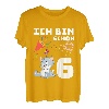 Kinder Kinder 6 Geburtstag Ich Bin Schon 6 katze Deko T-Shirt