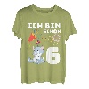 Kinder Kinder 6 Geburtstag Ich Bin Schon 6 katze Deko T-Shirt