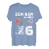 Kinder Kinder 6 Geburtstag Ich Bin Schon 6 katze Deko T-Shirt