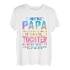 Herren Ich Bin Stolzer Papa Einer Wundervollen Tochter - Vatertag T-Shirt