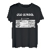 Kassettenband Blueprint Old School Style Art Vintage Grafic T-Shirt