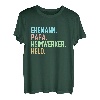 Herren Ehemann papa Heimwerker Held Lustiger Dad Spruch Vater T-Shirt