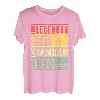 Legendär seit Januar 1950 72. Geburtstag Vintage T-Shirt