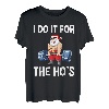 Lustiger Gym Fitness Weihnachtsmann Mann Frau Weihnachts T-Shirt