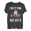 Lustiger Gym Fitness Weihnachtsmann Mann Frau Weihnachts T-Shirt