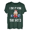 Lustiger Gym Fitness Weihnachtsmann Mann Frau Weihnachts T-Shirt