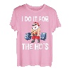 Lustiger Gym Fitness Weihnachtsmann Mann Frau Weihnachts T-Shirt