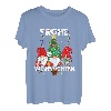 Frohe Weihnachten Gnom Familien Weihnachtsschlafanzüge T-Shirt
