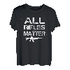 2nd Amendment All Rifles Matter Distressed Unisex-T-Shirt T-Shirt