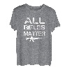 2nd Amendment All Rifles Matter Distressed Unisex-T-Shirt T-Shirt