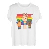 Niedliches Regenbogen-LGBT Gay Homo Lesbisches Herz Valentinstag T-Shirt