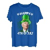 Lustiger Joe Biden Happy 4th Of Juli Confused St Patricks Day T-Shirt